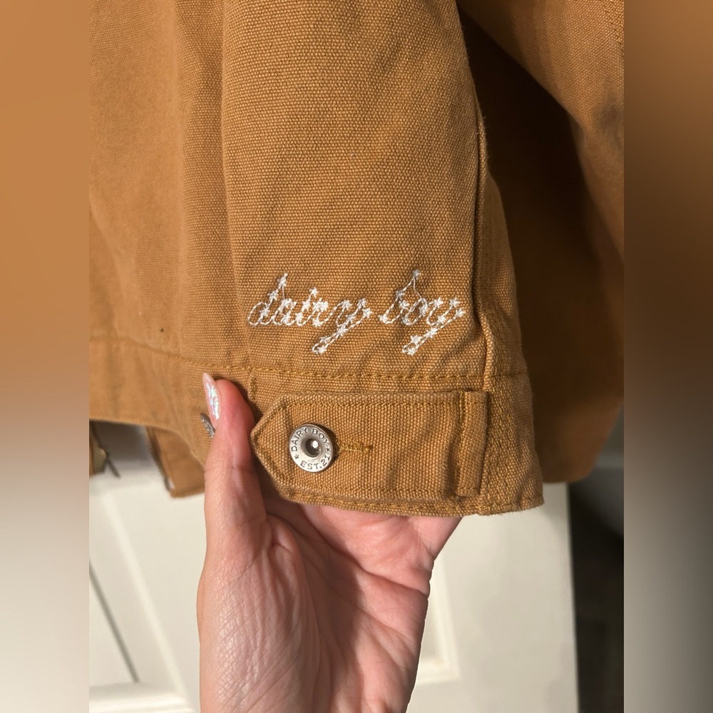 NWT Dairy Boy Tan Women's Barn Jacket - Picture 8 of 11